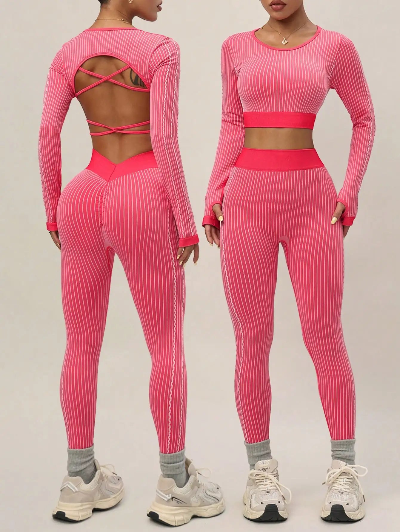 Ensemble de Pilates en tricot