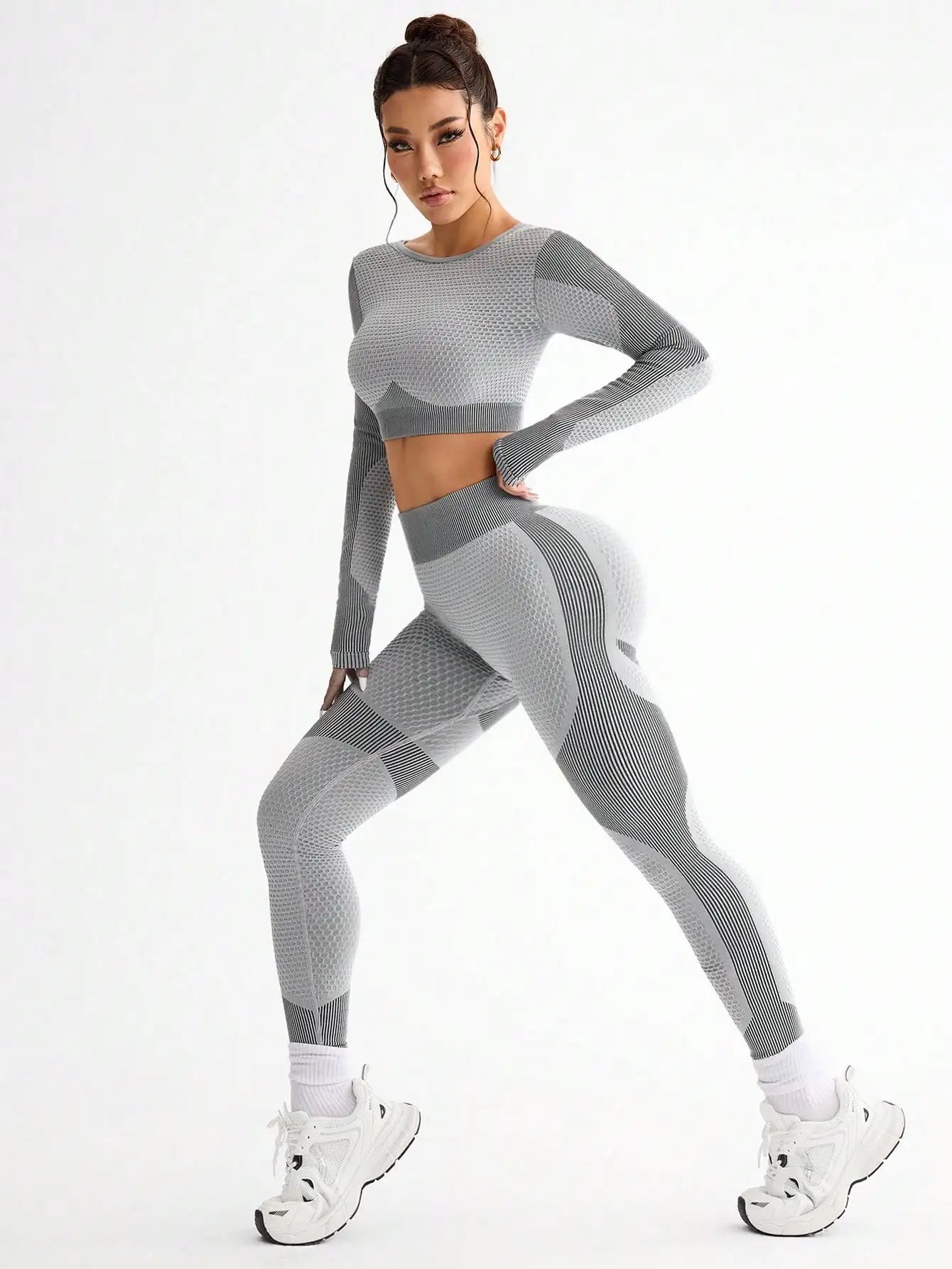 Aka grey women fitness set