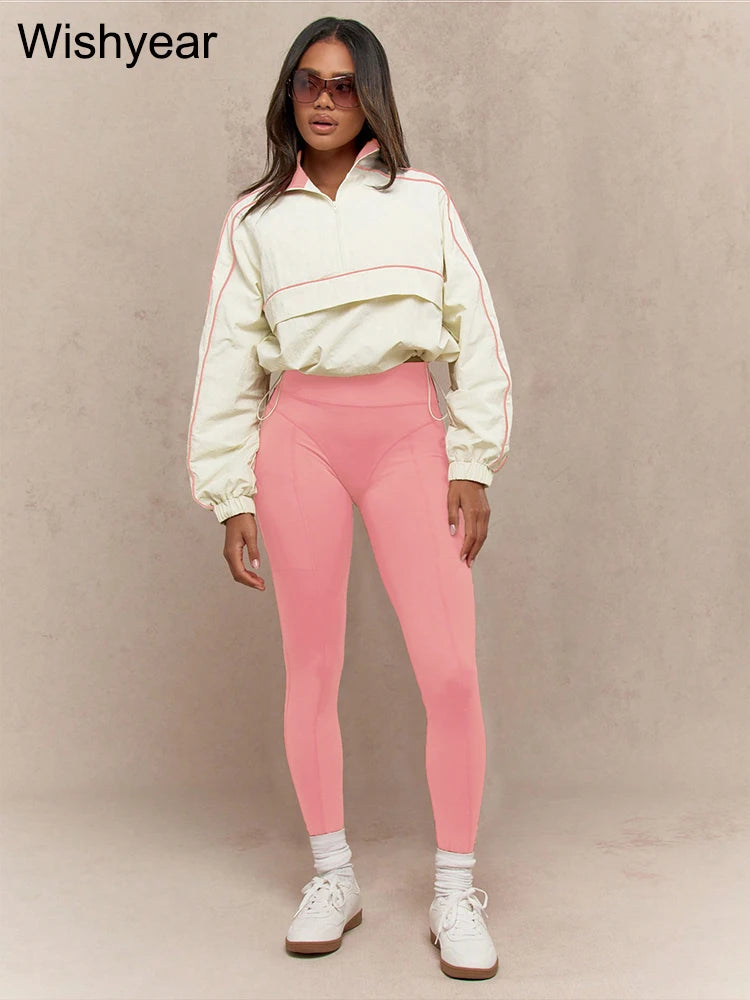 Ally pink women fitness set