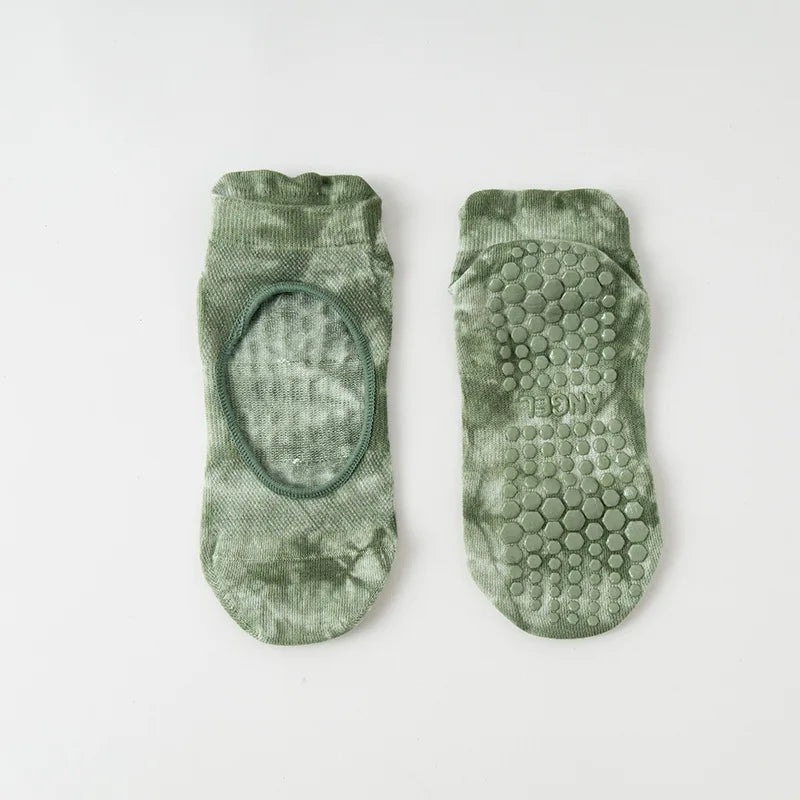 chaussettes de Pilates tie & dye