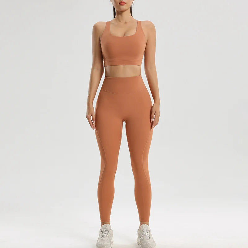 Aubry nude women fitness set