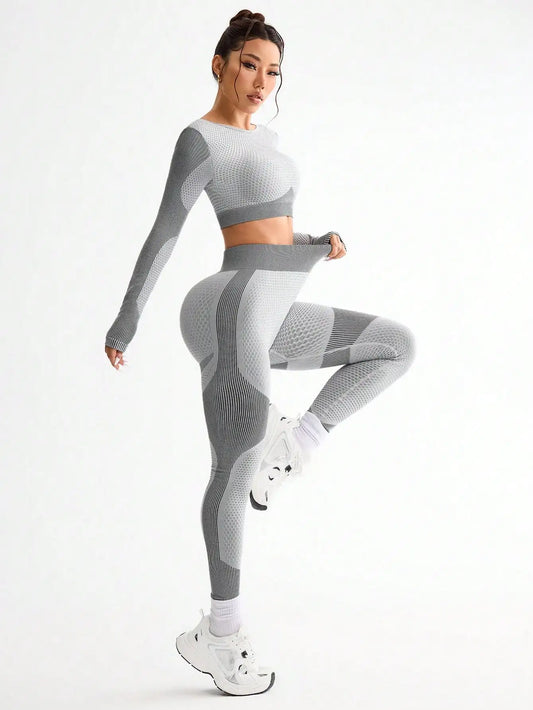 Aka grey women fitness set
