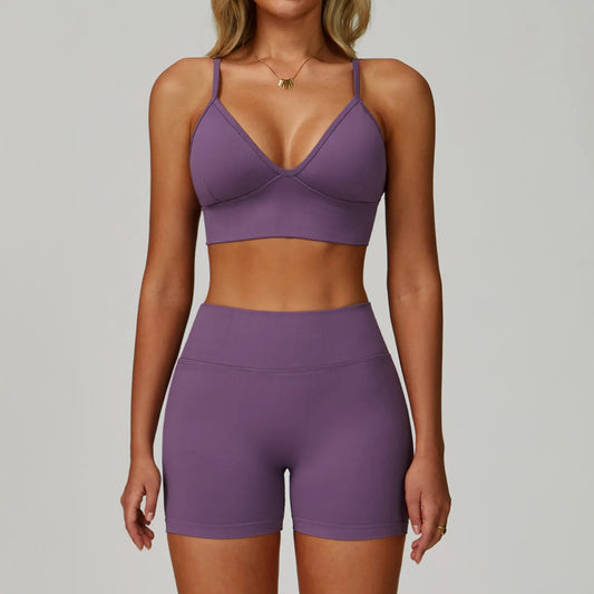 Aud purple women fitness set