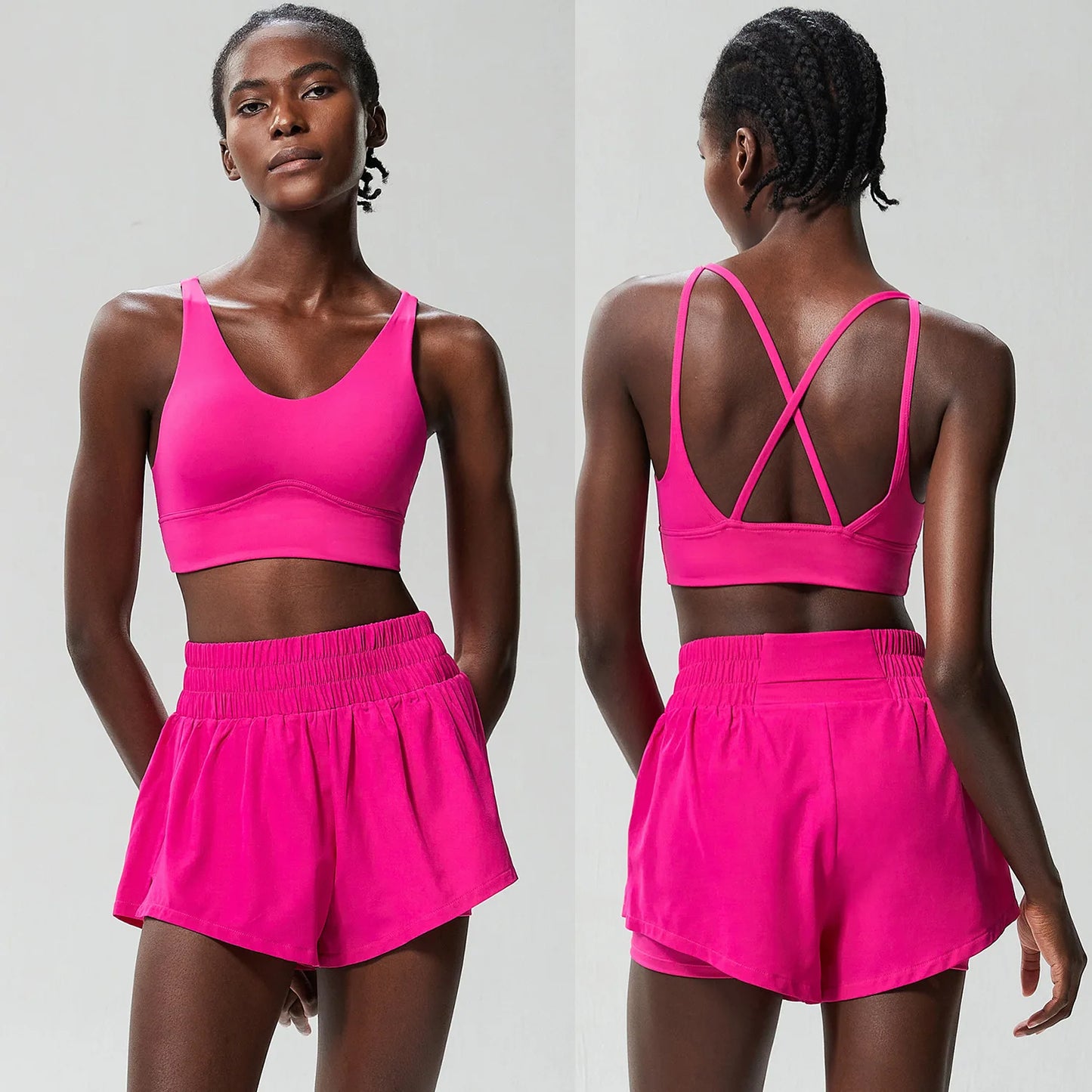 Alaina Ensemble de fitness respirant