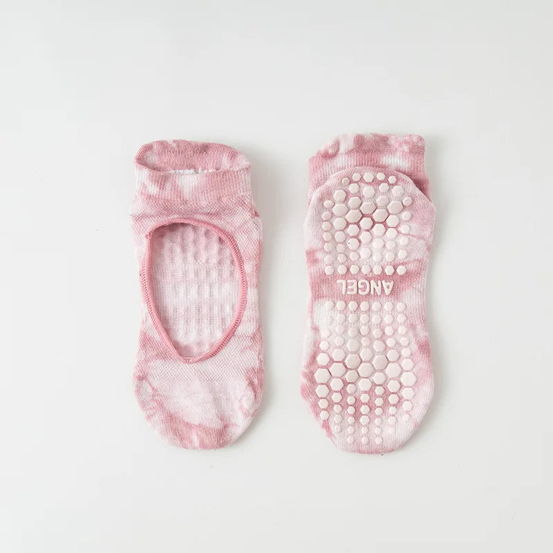 chaussettes de Pilates tie & dye