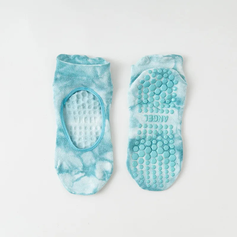 chaussettes de Pilates tie & dye