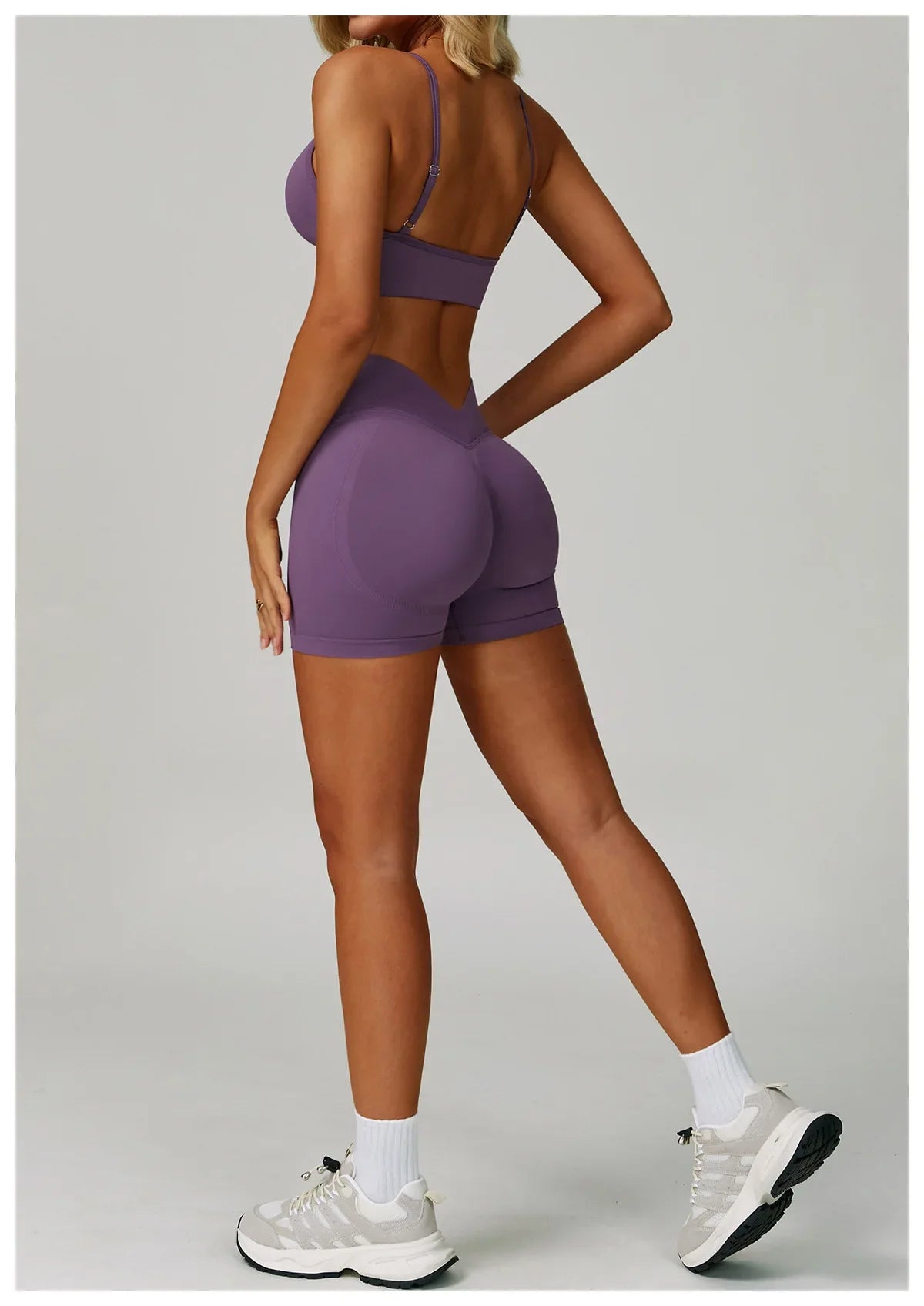Aud purple women fitness set