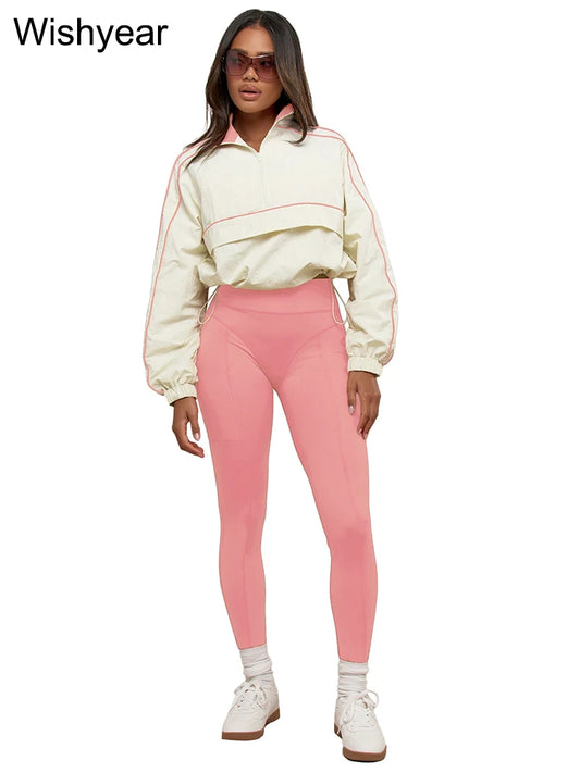 Ally pink  women fitness set