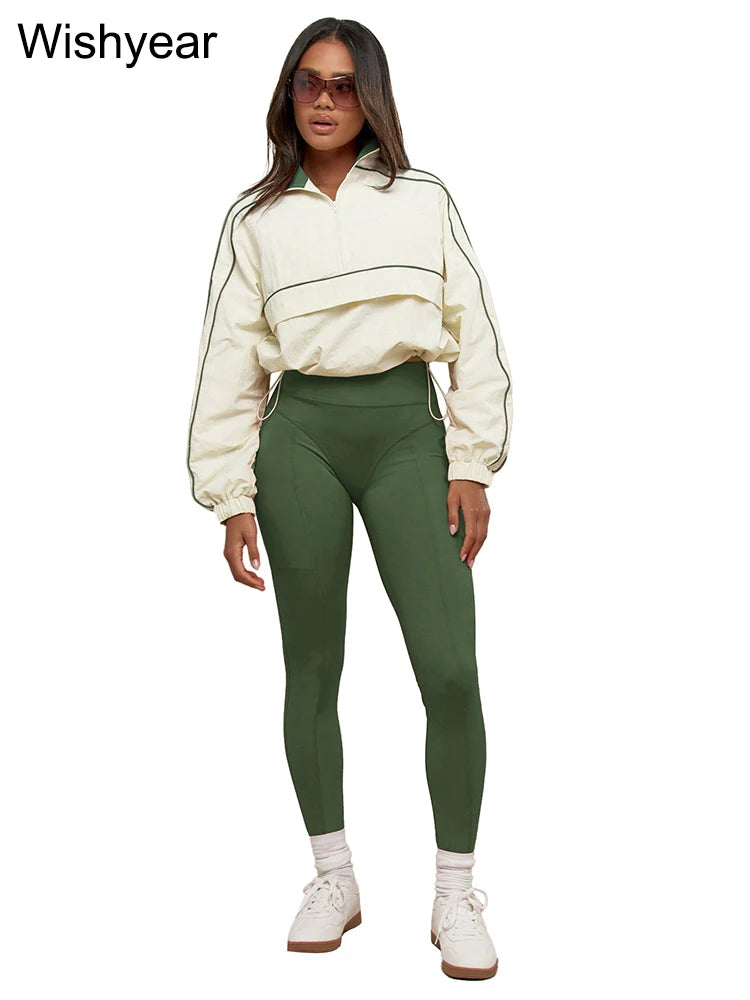 Ally green women fitness set