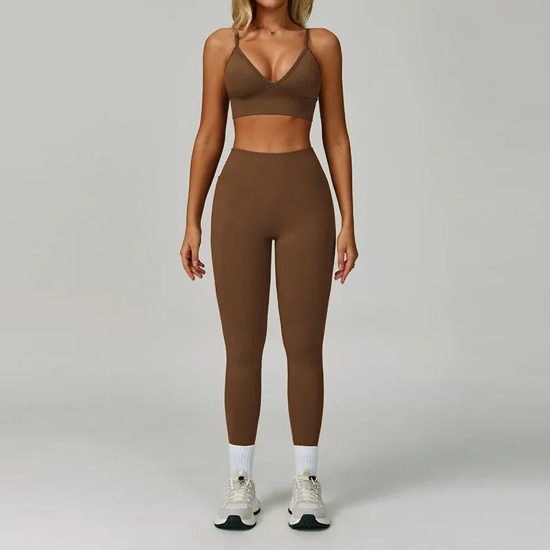 Aud brown women fitness set