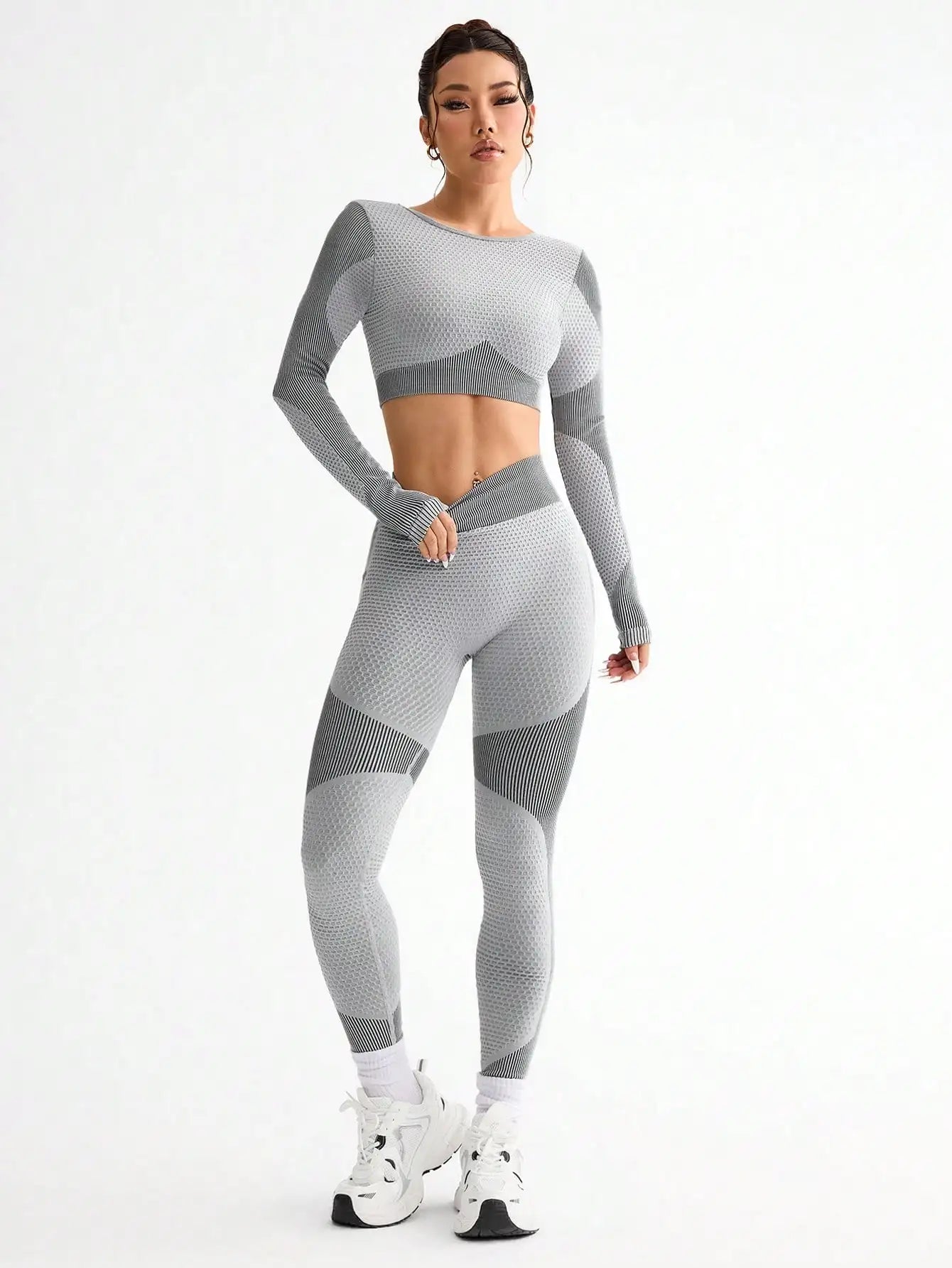 Aka grey women fitness set