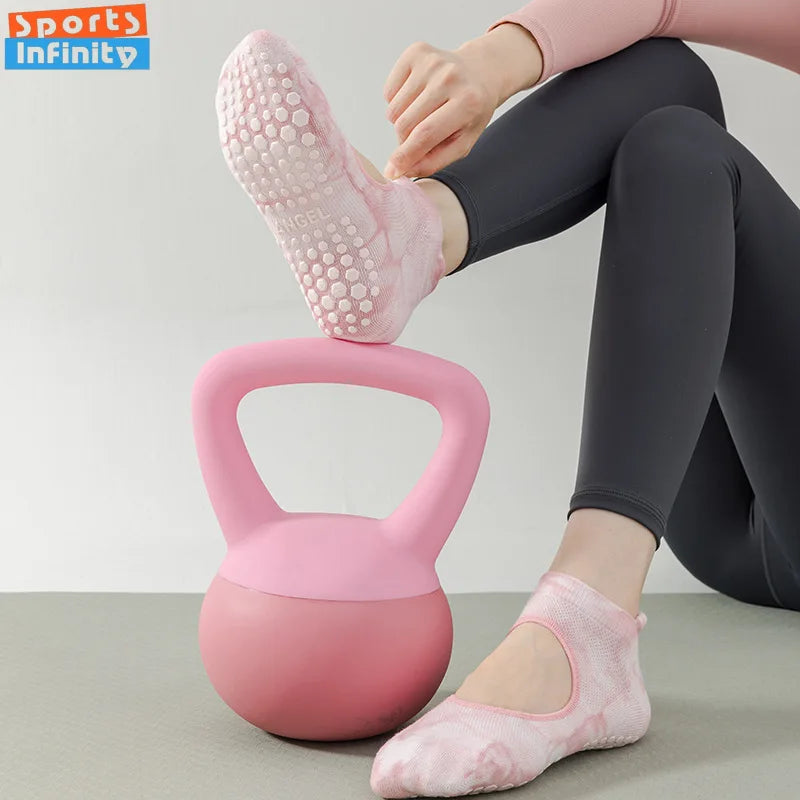 chaussettes de Pilates tie & dye